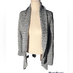 Design History Gray Open front Sweater